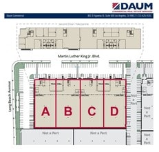 1700 Martin Luther King Jr., Los Angeles, CA à louer Plan d’étage– Image 1 sur 1