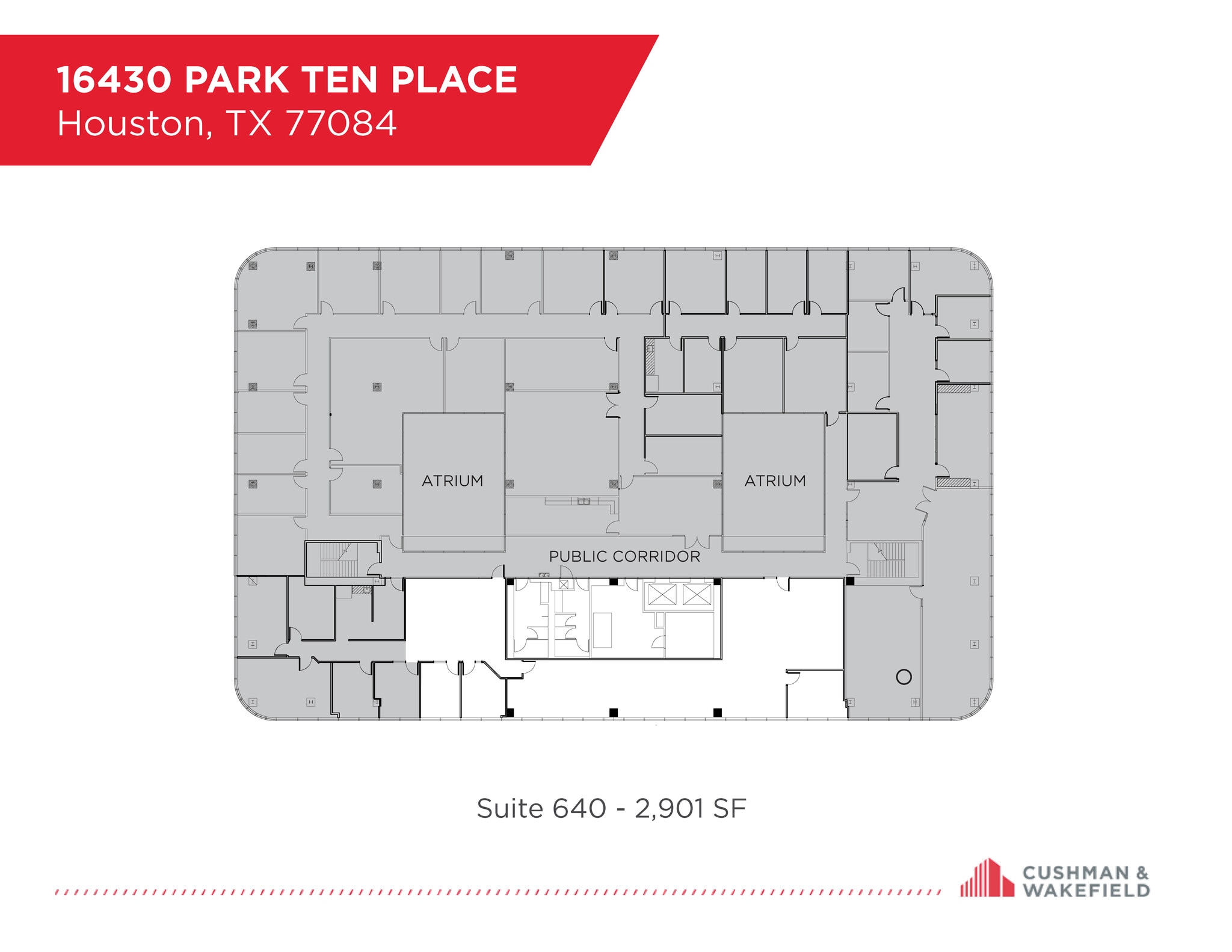 16430 Park Ten Pl, Houston, TX à louer Plan d’étage– Image 1 sur 1