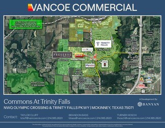 Plus de détails pour Commons At Trinity Falls, McKinney, TX - Local commercial à louer