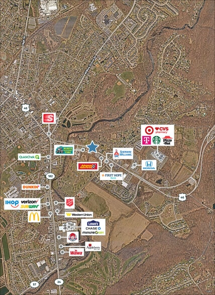 8 Route 46, Hackettstown, NJ à louer - Aérien – Image 2 sur 2