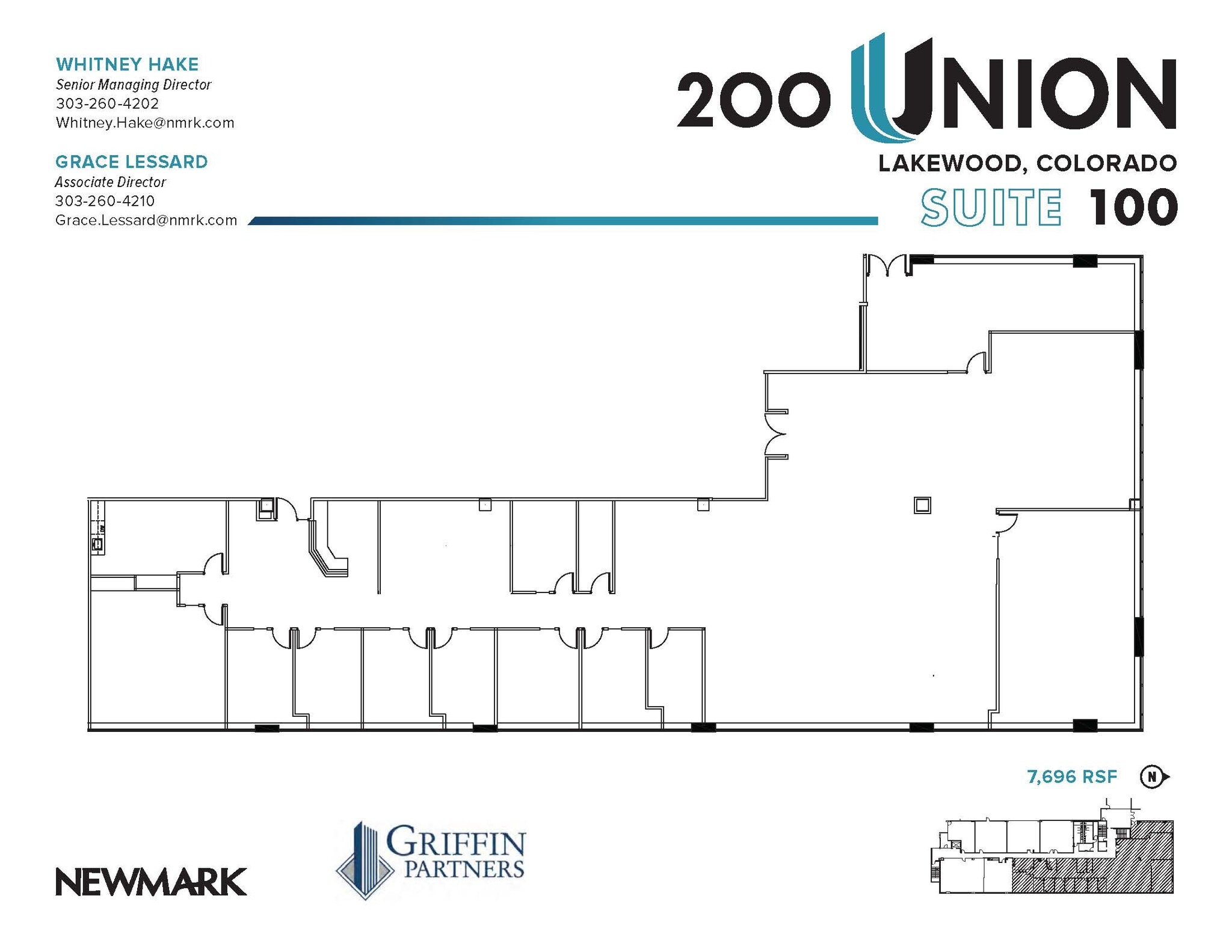 200 Union Blvd, Lakewood, CO à louer Plan d’étage– Image 1 sur 1