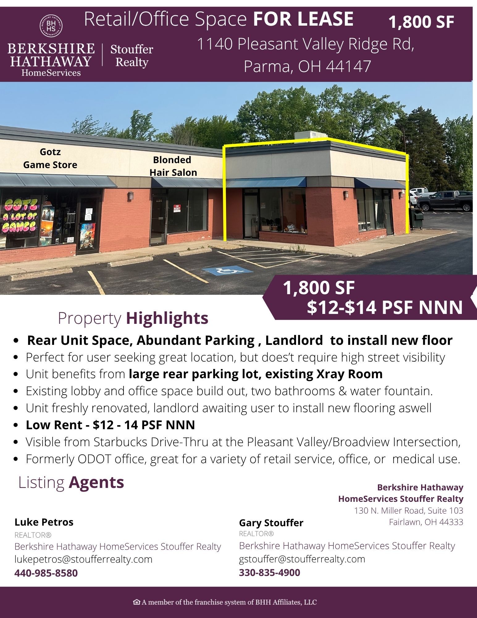 1120-1144 W Pleasant Valley Rd, Parma, OH à louer Photo intérieure– Image 1 sur 54