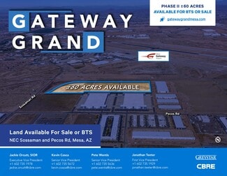 Plus de détails pour Pecos rd, Mesa, AZ - Terrain à vendre