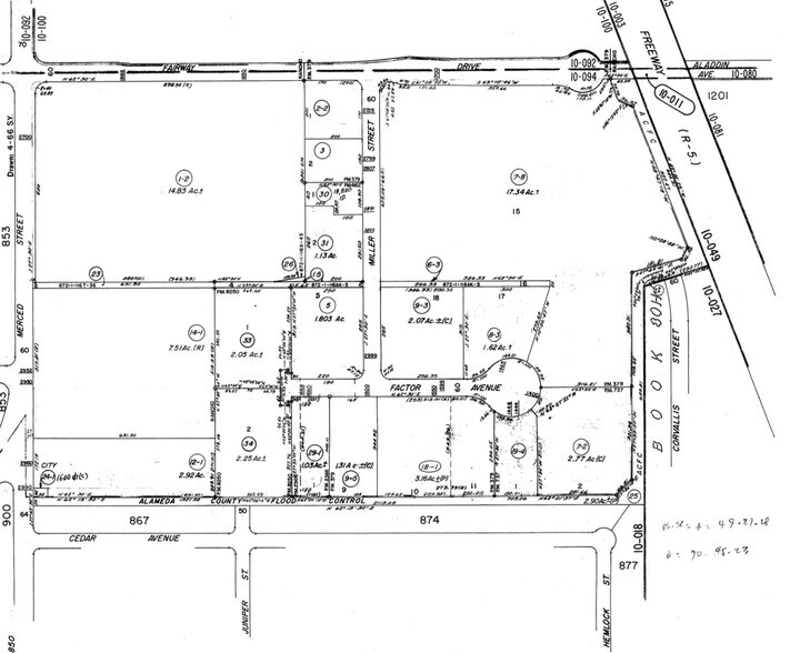 1401 Factor Ave, San Leandro, CA à louer - Plan cadastral – Image 2 sur 6