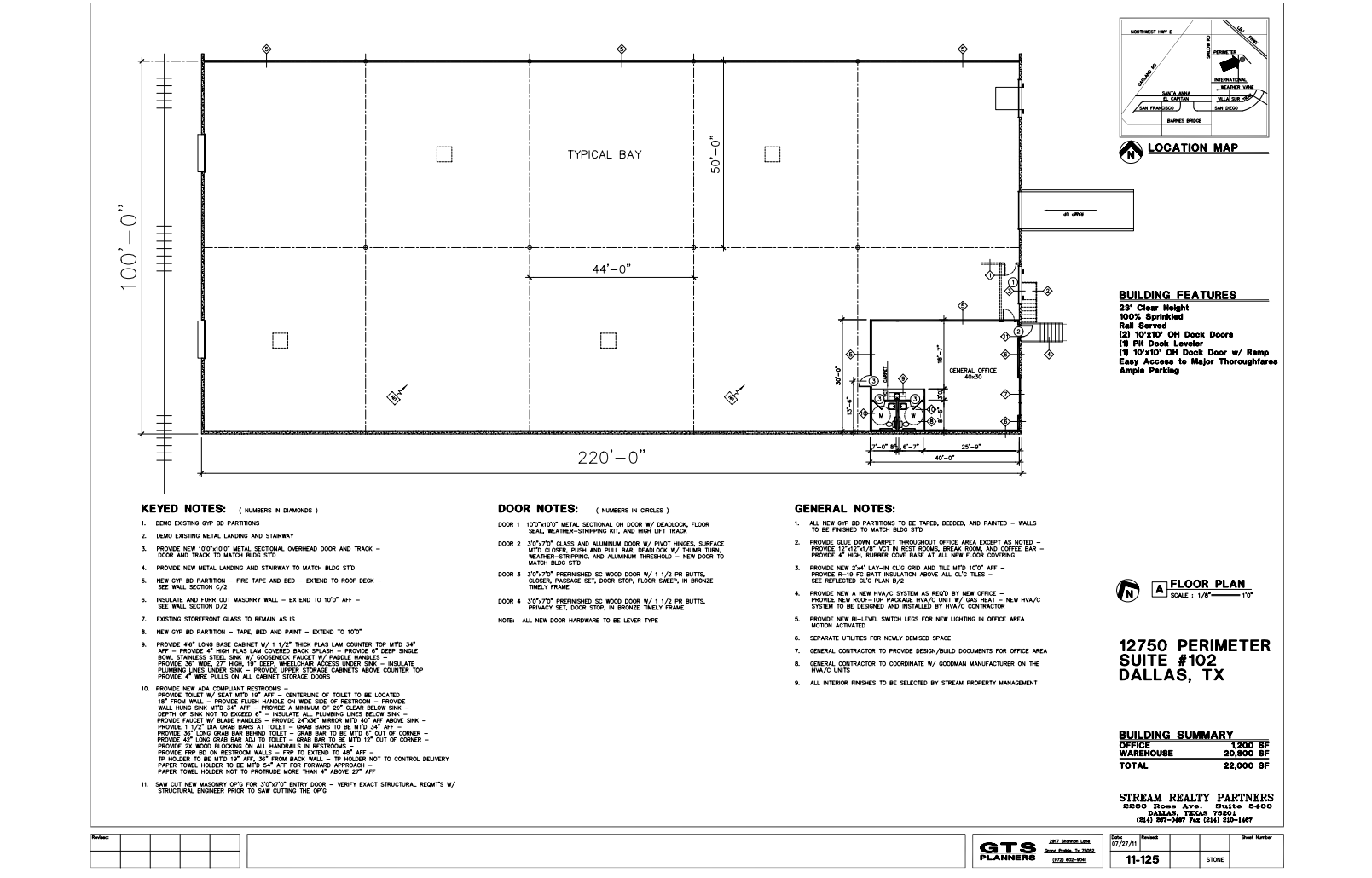 12750 Perimeter Dr, Dallas, TX à louer Plan de site– Image 1 sur 1