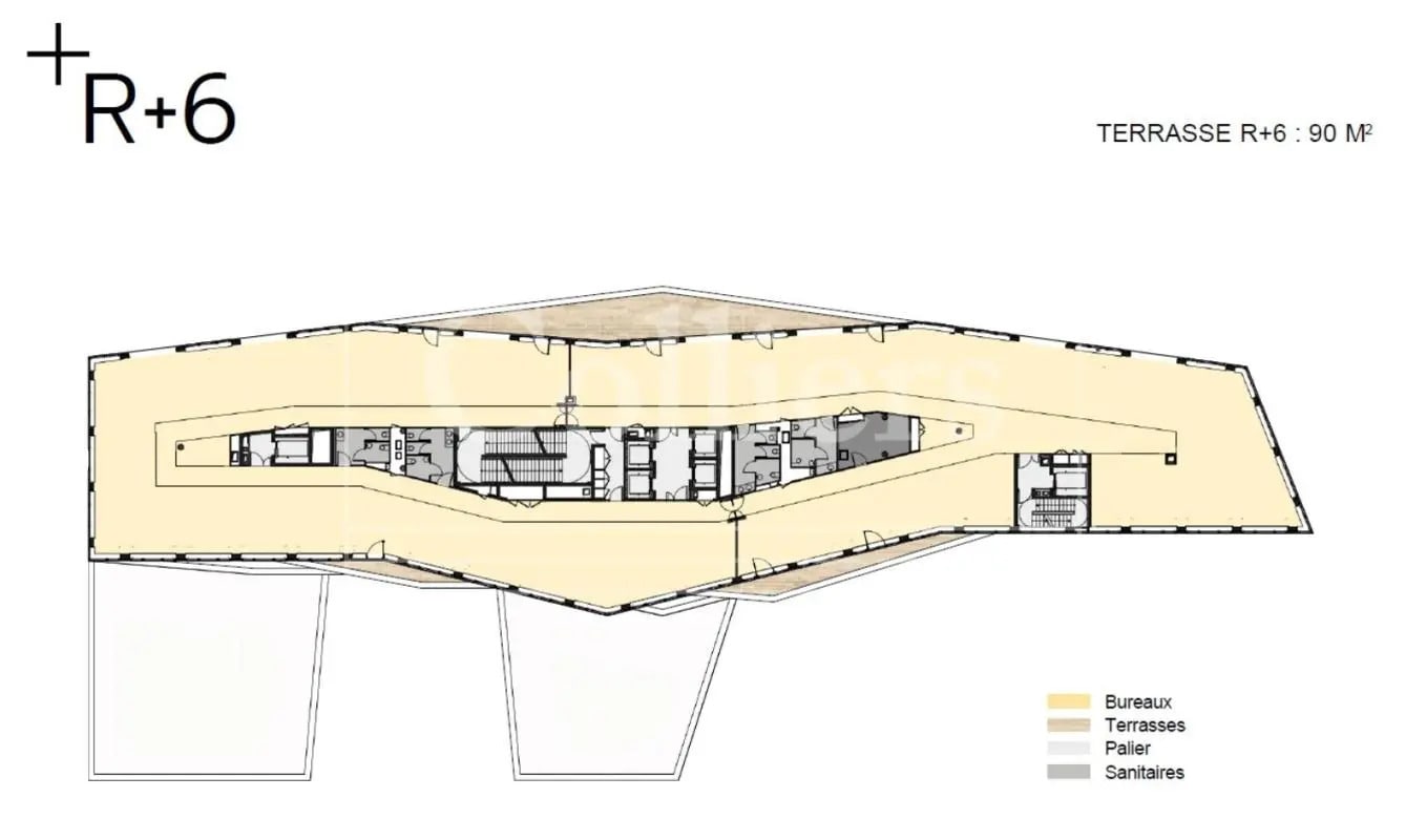 126 Boulevard Macdonald, Paris à louer Plan d’étage– Image 1 sur 5