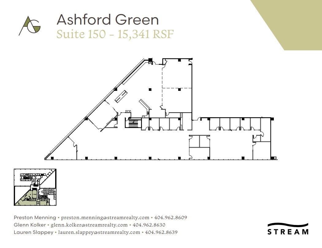 4170 Ashford Dunwoody Rd NE, Atlanta, GA à louer Plan d’étage– Image 1 sur 1