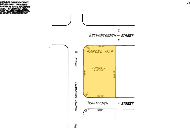 1800 E 17th St, Santa Ana, CA à vendre - Plan cadastral – Image 3 sur 4