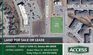 Plus de détails pour 11222 S 167th Ct, Gretna, NE - Terrain à louer