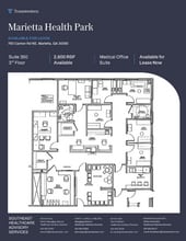 780 Canton Rd NE, Marietta, GA à louer Plan d’étage– Image 1 sur 2