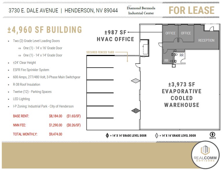 3730 E Dale Ave, Henderson, NV à louer - Photo de l’immeuble – Image 3 sur 5