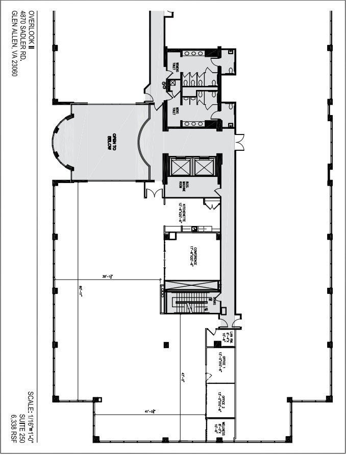 4880 Sadler Rd, Glen Allen, VA à louer Plan d’étage– Image 1 sur 1