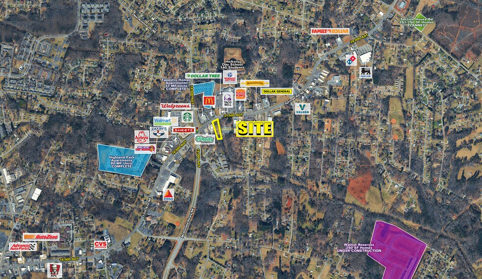 2440 Springs Road Northeast, Hickory, NC à louer - Photo de l’immeuble – Image 2 sur 3