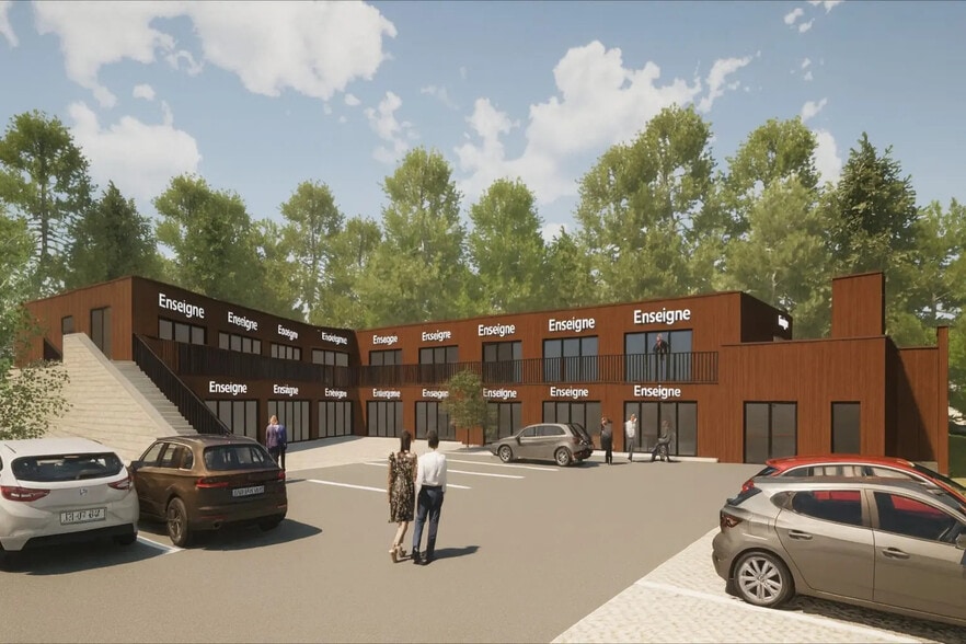 Local commercial dans à louer - Photo de l’immeuble – Image 1 sur 3