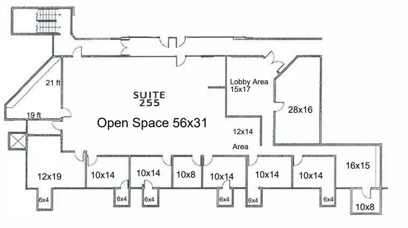 1855 W Katella Ave, Orange, CA à louer Plan d’étage– Image 1 sur 1