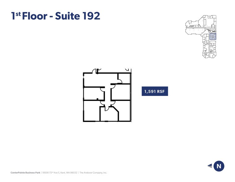 18000 72nd Ave S, Kent, WA à louer - Plan d’étage – Image 3 sur 19