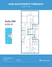 4126 Southwest Fwy, Houston, TX à louer Plan d’étage– Image 1 sur 1
