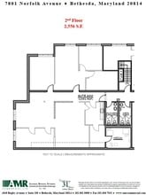 7801 Norfolk Ave, Bethesda, MD à louer Plan d’étage– Image 1 sur 1