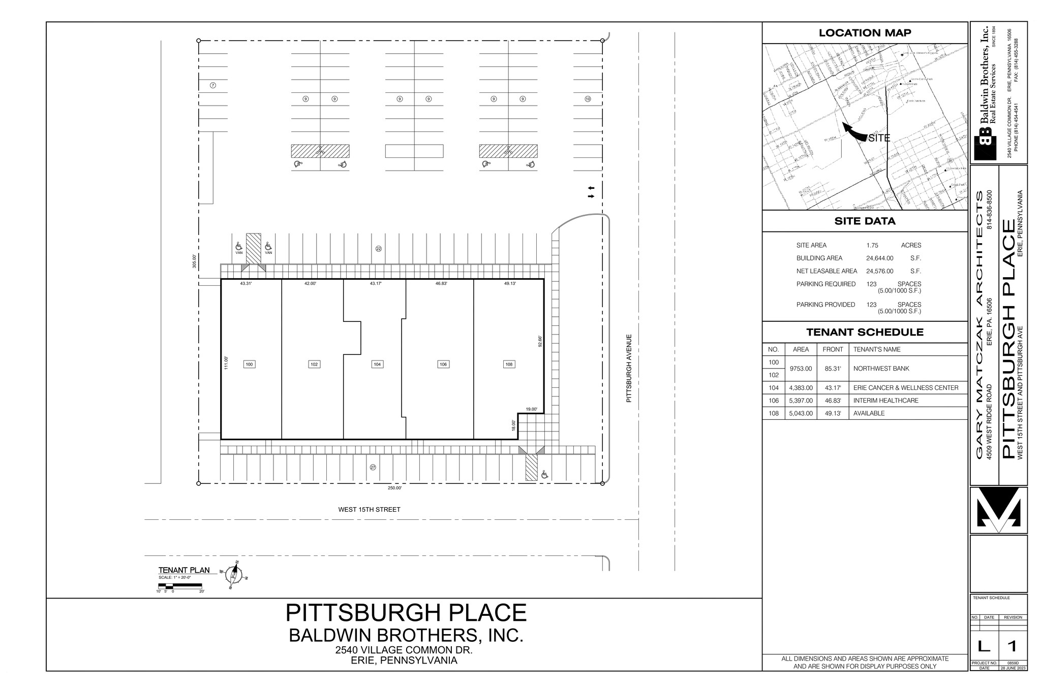 2202 W 15th St, Erie, PA à louer Plan de site– Image 1 sur 1
