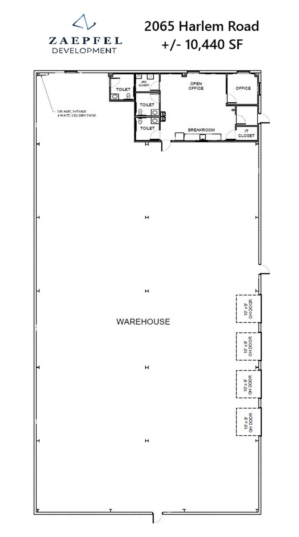 2065 Harlem Rd, Buffalo, NY à louer Plan d’étage– Image 1 sur 1