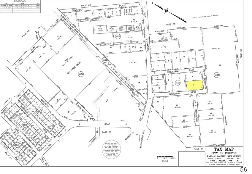 48 Industrial St W, Clifton, NJ à louer - Plan cadastral – Image 2 sur 6