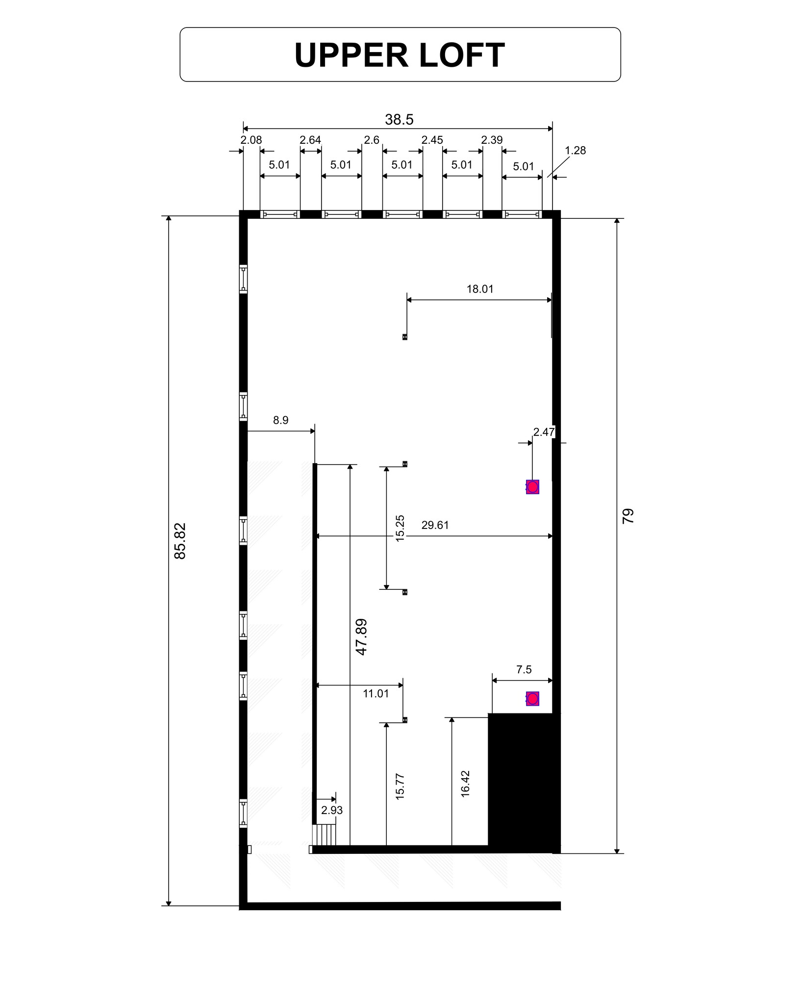 2122-2139 5th Ave, Pittsburgh, PA à louer Plan de site– Image 1 sur 1