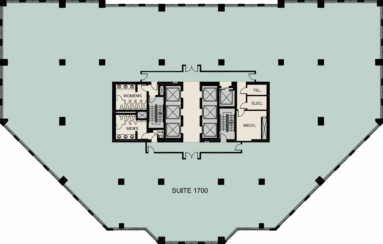320 Front St W, Toronto, ON à louer Plan d’étage– Image 1 sur 3