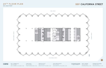 555 California St, San Francisco, CA à louer Plan d’étage– Image 1 sur 1