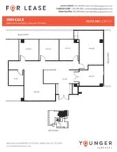 2909 Cole Ave, Dallas, TX à louer Plan d’étage– Image 1 sur 1