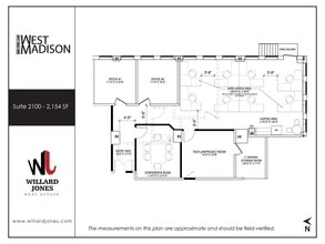 123 W Madison St, Chicago, IL à louer Plan d’étage– Image 1 sur 1