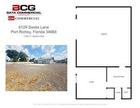 6129 Siesta Ln, Port Richey, FL à louer Plan de site– Image 1 sur 1