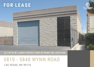 Plus de détails pour 5830 Wynn Rd, Las Vegas, NV - Industriel/Logistique à louer