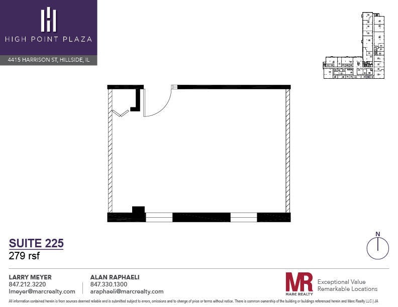 4415 W Harrison St, Hillside, IL à louer Plan d’étage– Image 1 sur 1