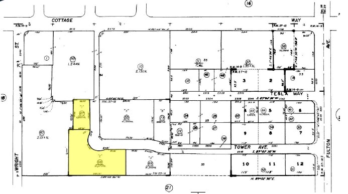 2350 Tower Ave, Sacramento, CA à vendre - Plan cadastral – Image 3 sur 3