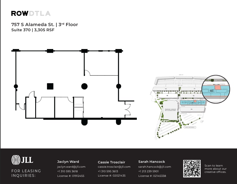 777 S Alameda St, Los Angeles, CA à louer Plan d’étage– Image 1 sur 1