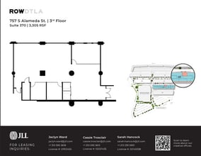 777 S Alameda St, Los Angeles, CA à louer Plan d’étage– Image 1 sur 1