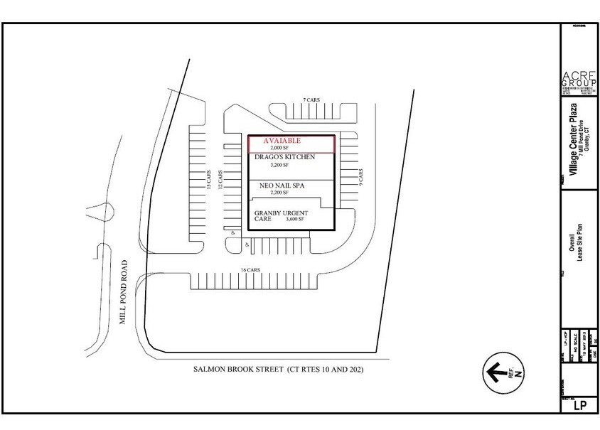 7 Mill Pond Ln, Granby, CT à louer Plan d’étage– Image 1 sur 1