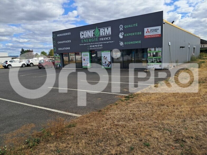 Local commercial dans Domérat à louer - Photo de l’immeuble – Image 1 sur 10