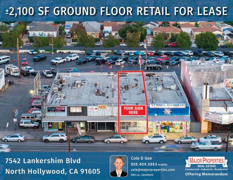 7538-7544 Lankershim Blvd, North Hollywood, CA à louer - Photo de l’immeuble – Image 1 sur 14