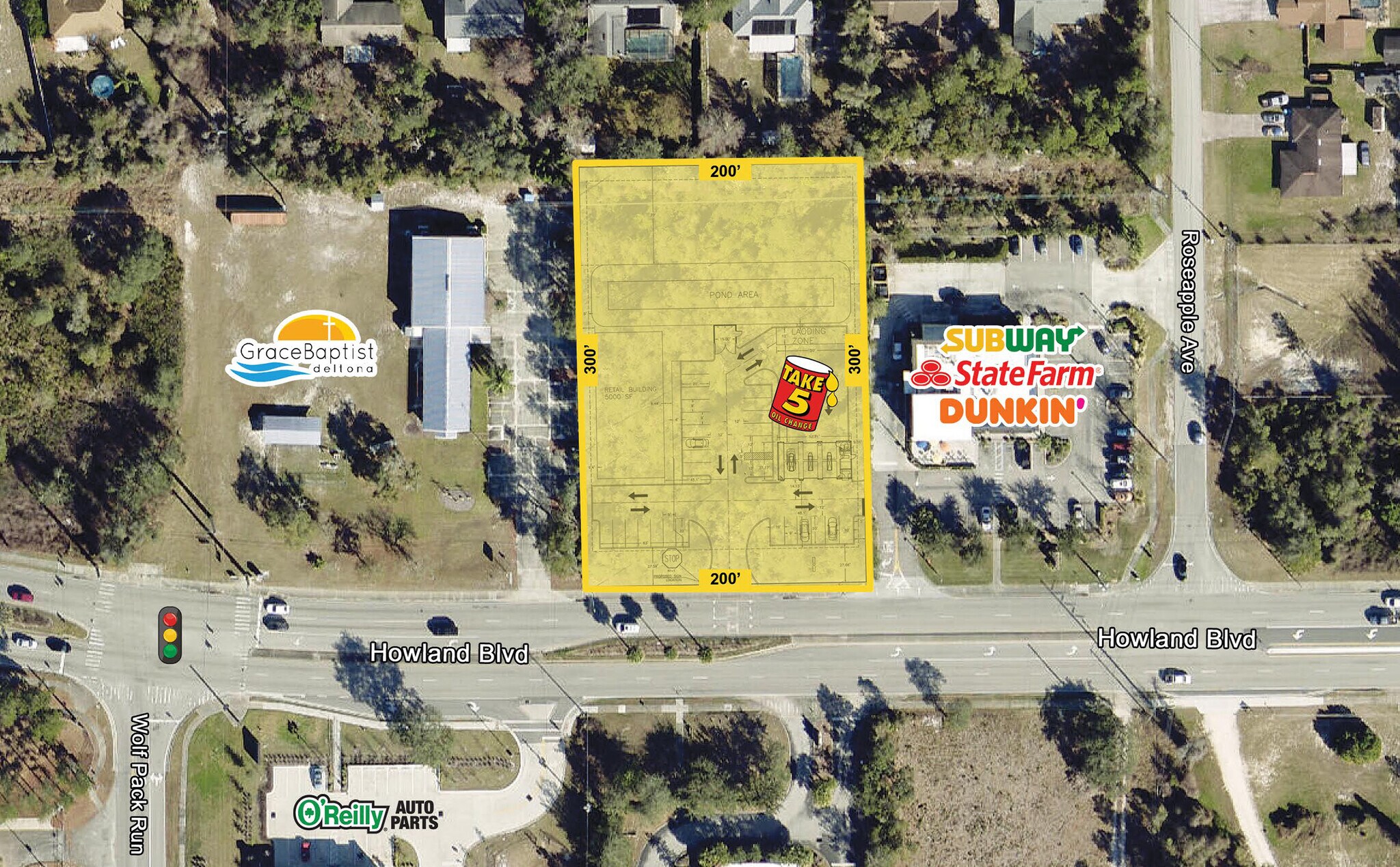3150 Howland Blvd, Deltona, FL à vendre Aérien– Image 1 sur 2