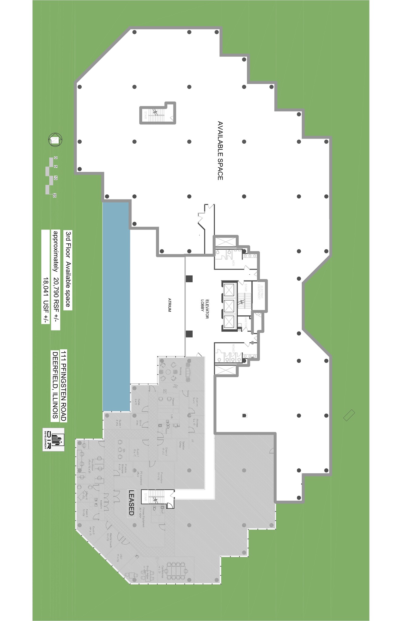 111 Pfingsten Rd, Deerfield, IL à louer Plan de site– Image 1 sur 7