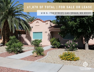 Plus de détails pour 618 S 7th St, Las Vegas, NV - Bureau à louer