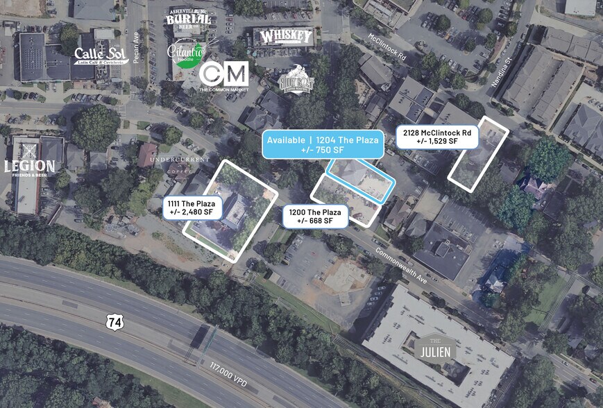 1204 The Plaza, Charlotte, NC à louer - Photo de l’immeuble – Image 3 sur 4