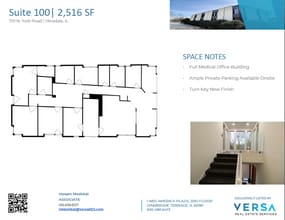 710 N York Rd, Hinsdale, IL à louer Plan d’étage– Image 2 sur 2