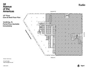 32 Avenue of the Americas, New York, NY à louer Plan d’étage– Image 1 sur 1
