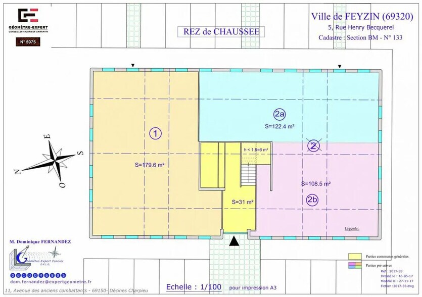 Bureau dans Feyzin à louer - Plan d’étage – Image 3 sur 5