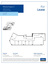 3000 Wilcrest Dr, Houston, TX à louer Plan d’étage– Image 1 sur 2