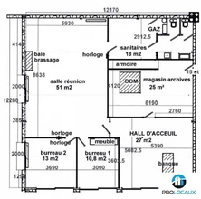 Bureau dans Eybens à louer Plan d’étage– Image 1 sur 1