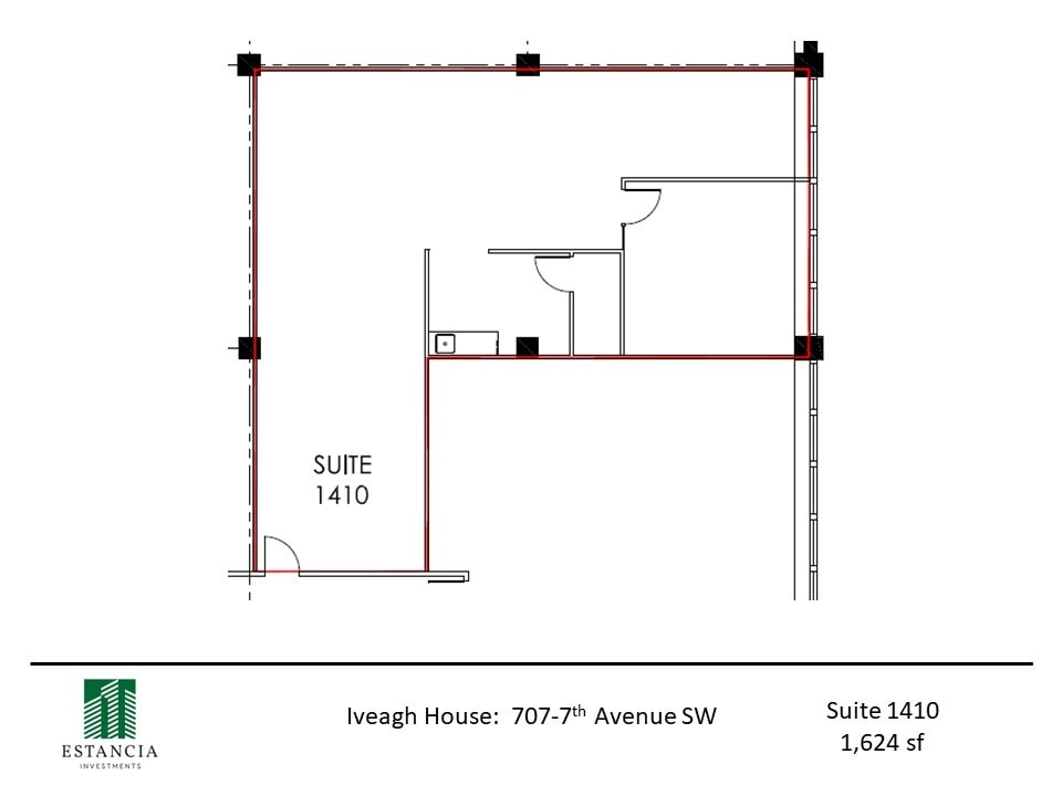 707 7th Ave SW, Calgary, AB à louer Plan d’étage– Image 1 sur 5