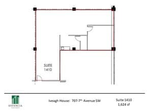707 7th Ave SW, Calgary, AB à louer Plan d’étage– Image 1 sur 5